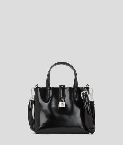 K/AUTOGRAPH PADLOCK MINI TOTE BAG