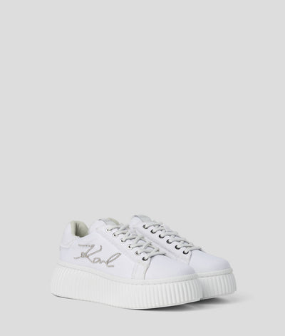 KARL SIGNATURE KREEPER DENIM SNEAKERS